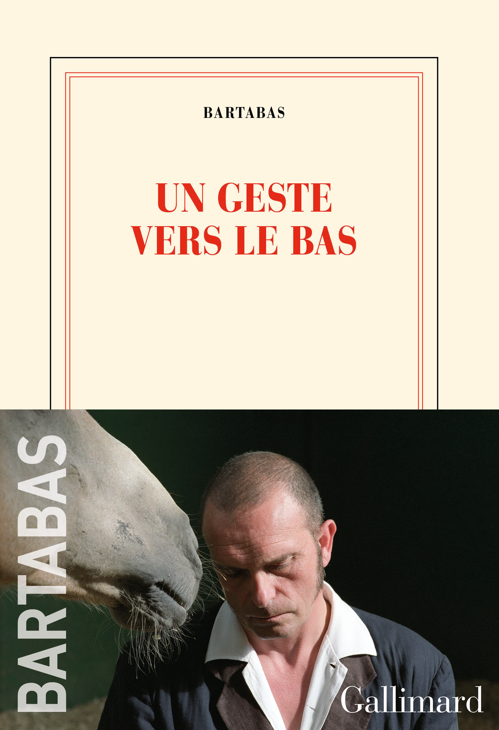 Couverture du livre "un geste vers le bas"